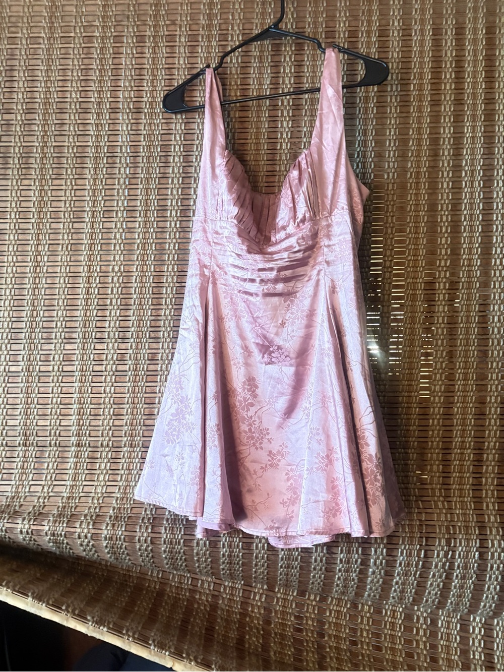 Dolls Kill Pink Satin Mini Dress